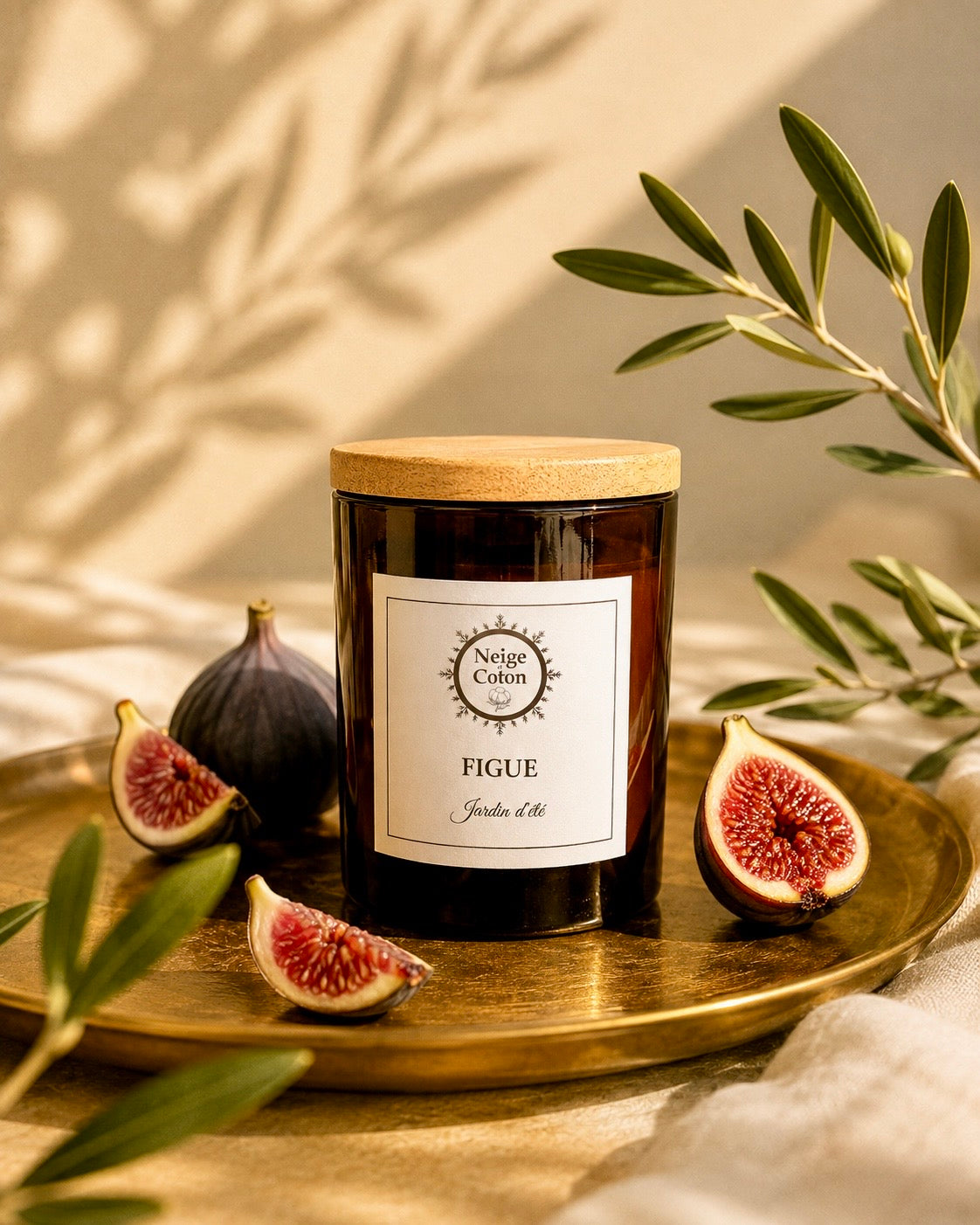 Bougie parfumée Figue-Jardin d'Été