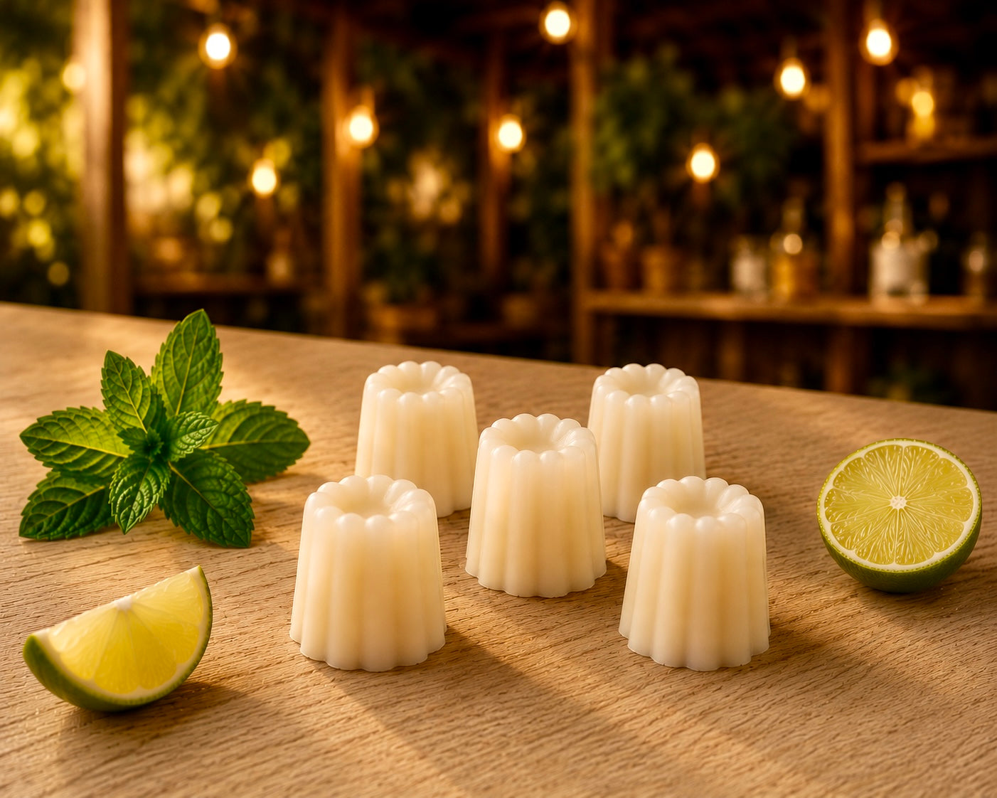 Fondants Parfumés Mojito-Cocktail d'Été