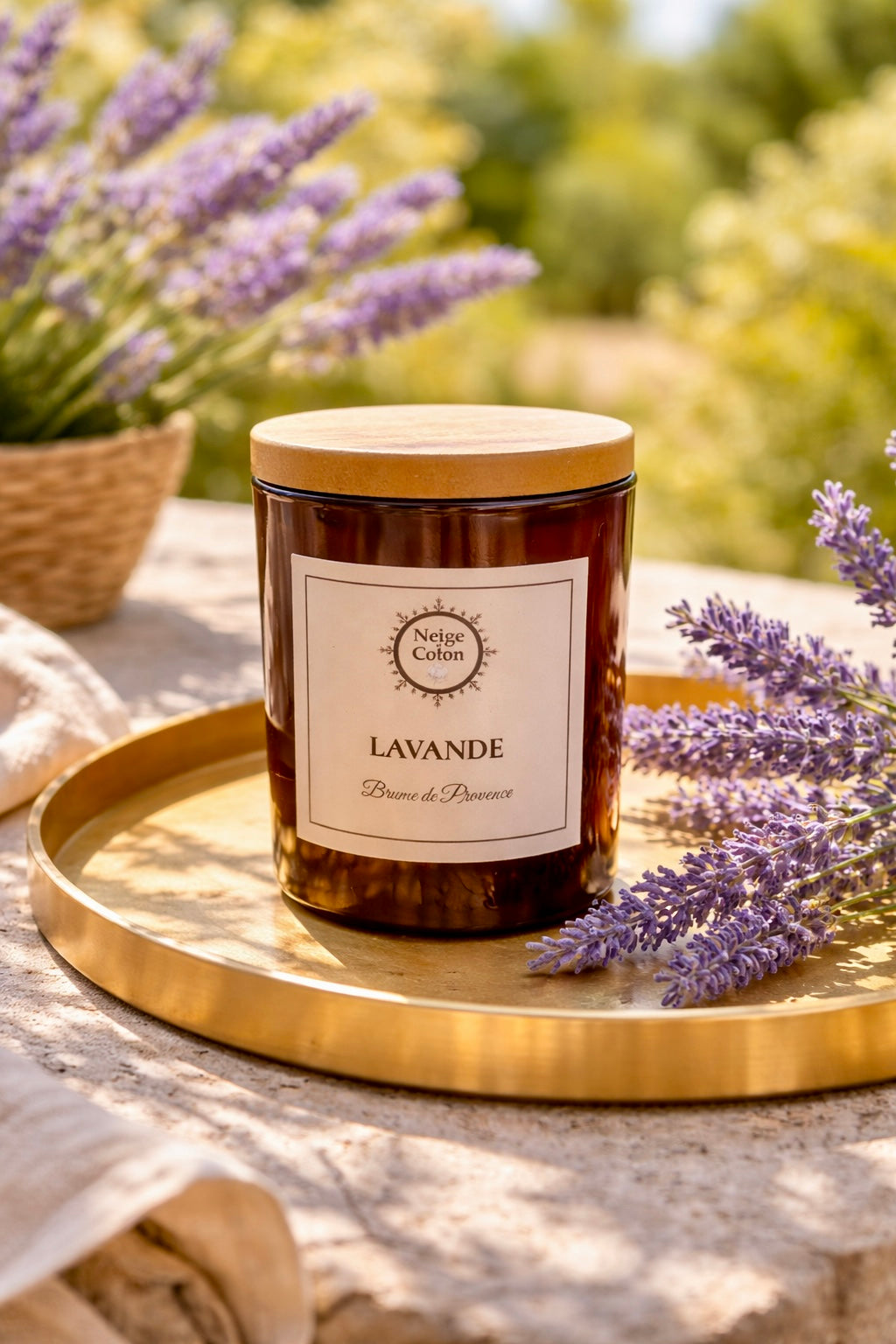 Bougie parfumée Lavande-Brume de Provence