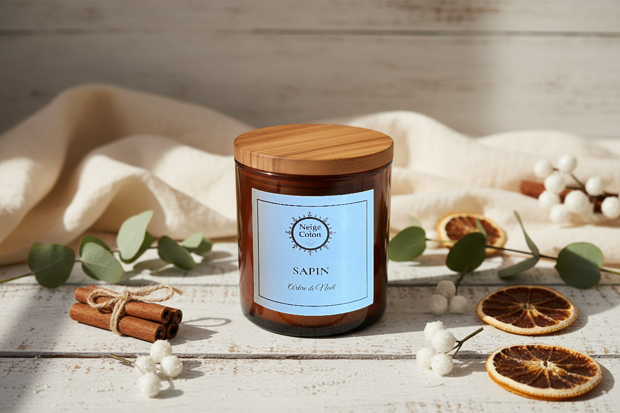 Bougie parfumée Sapin-Arbre de Noël