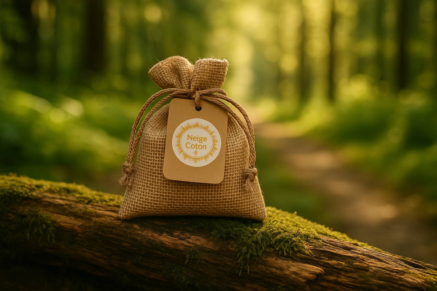 Packaging dans décor naturel - nouvelle version