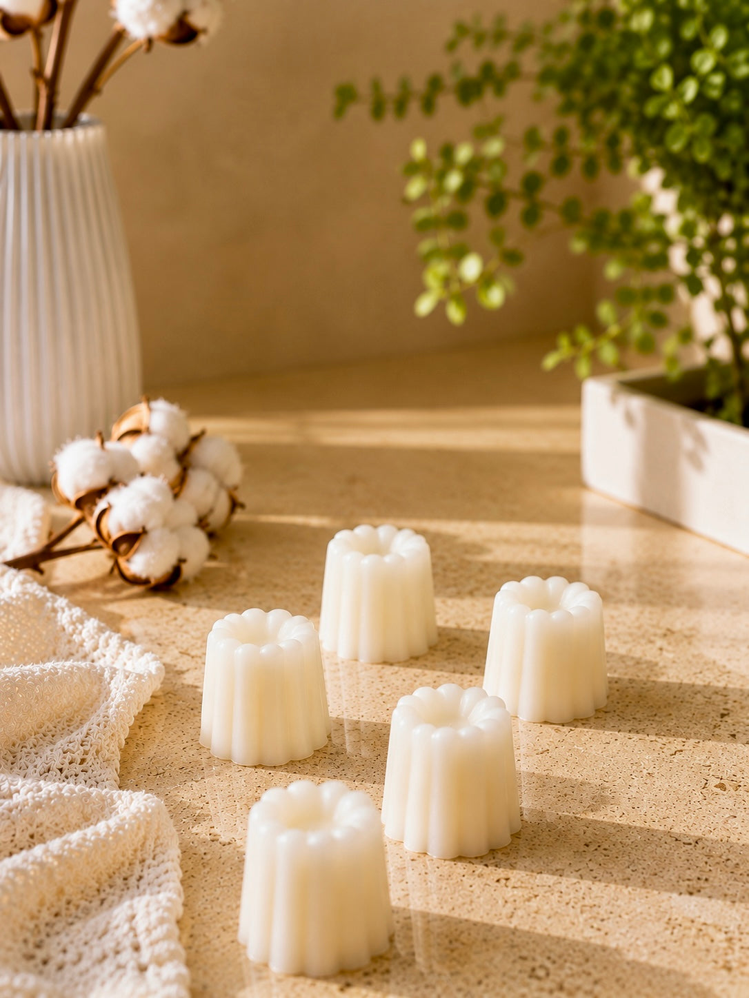Fondants parfumés - Neige et Coton