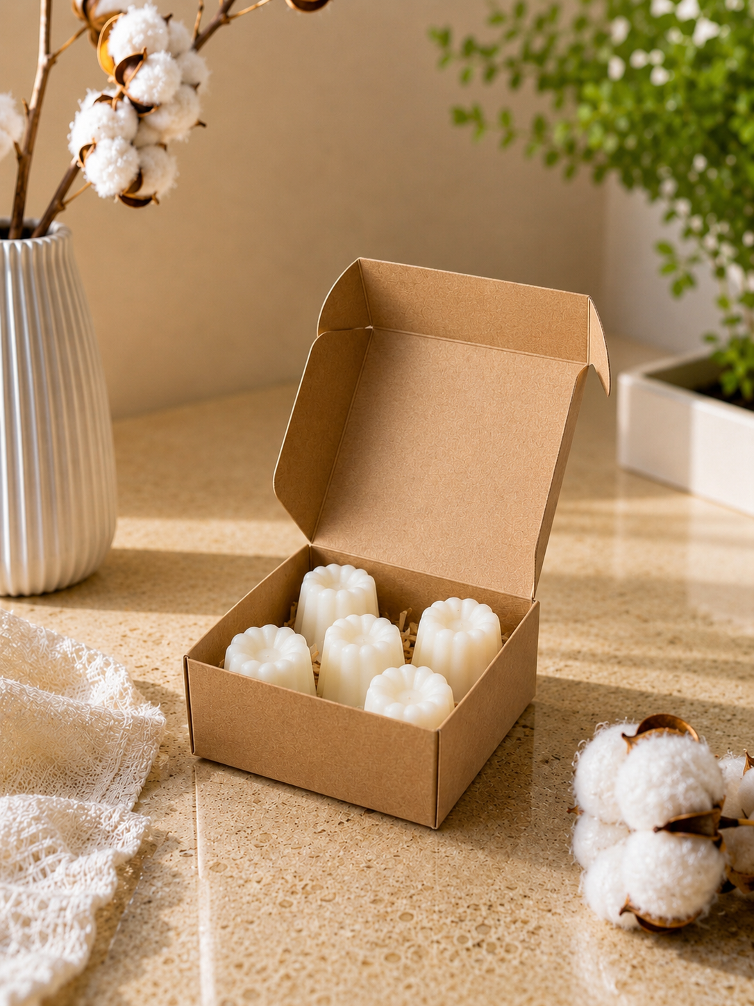 Fondants Parfumés Fleur de Coton-Nuage Tendre