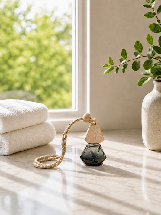 Diffuseur de parfum voiture Linge Propre-Éclat de Blanc