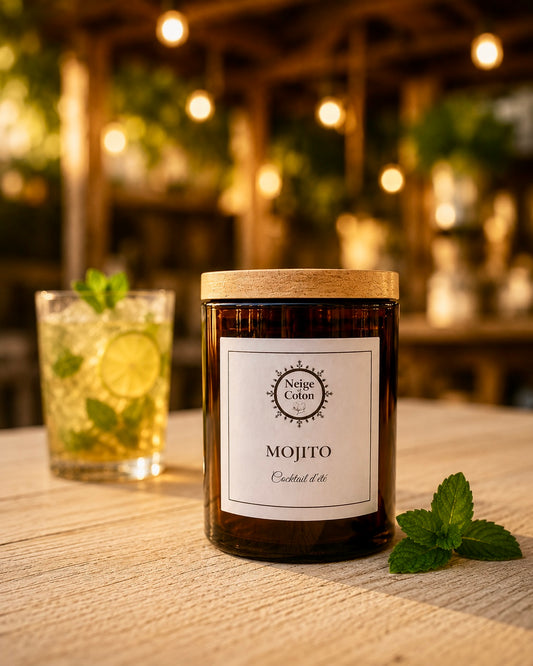 Bougie parfumée Mojito-Cocktail d'Été