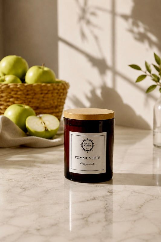Bougie parfumée Pomme Verte-Verger Acidulé