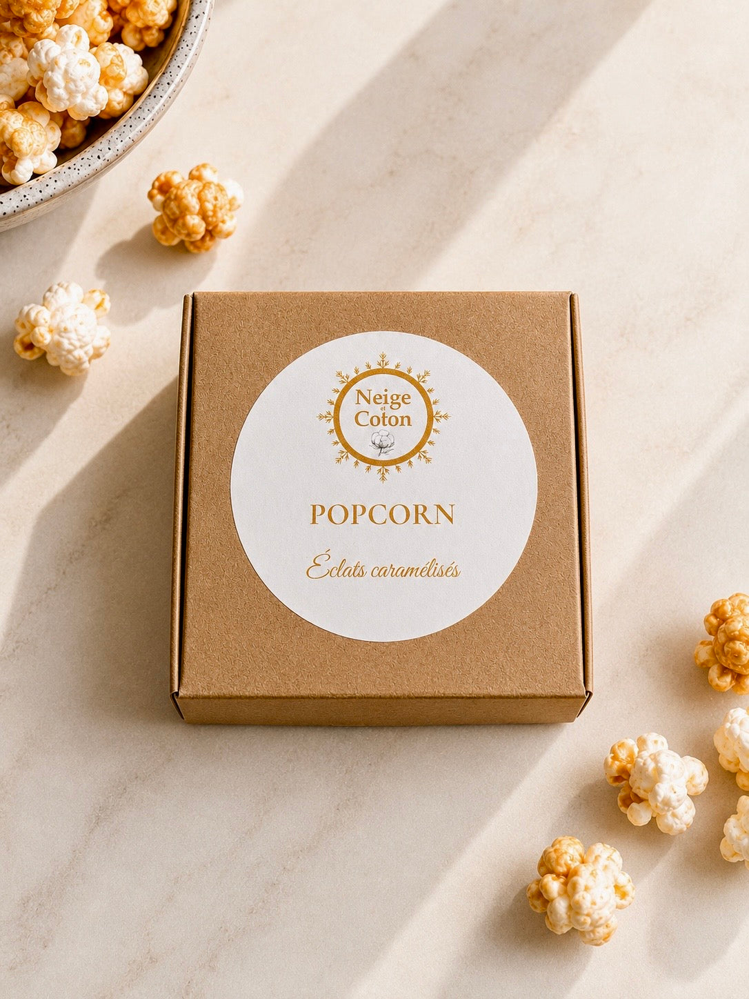 Fondants Parfumés Popcorn-Éclats Caramélisés