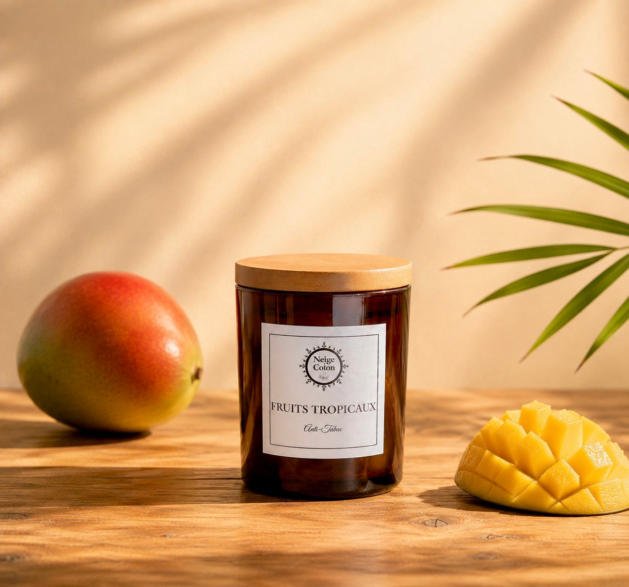 Bougie parfumée Fruits Tropicaux-Anti-Tabac