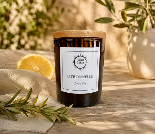 Bougie parfumée Citronnelle-Soirée d'Été