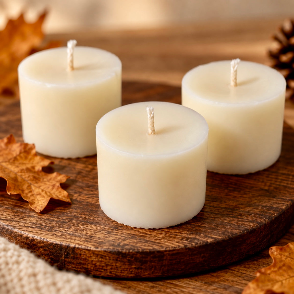 Recharge Bougie Citrouille Vanillée – Douceur d'Automne