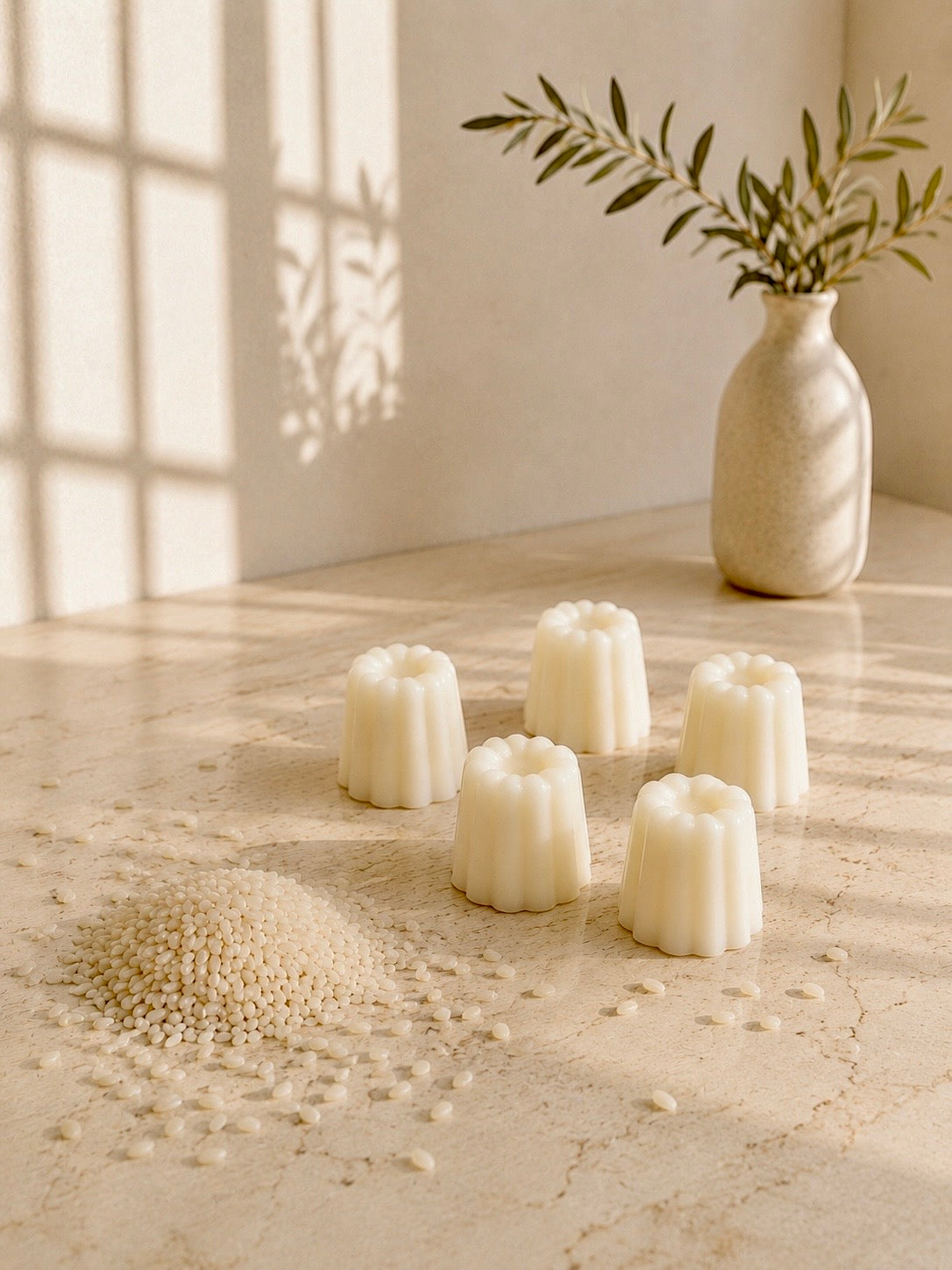 Fondants Parfumés Poudre de Riz-Étoffe Délicate