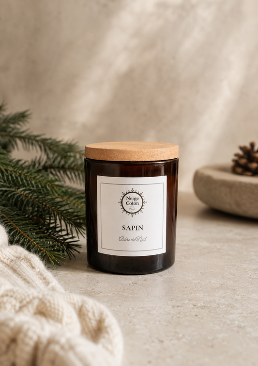 Bougie parfumée Sapin-Arbre de Noël