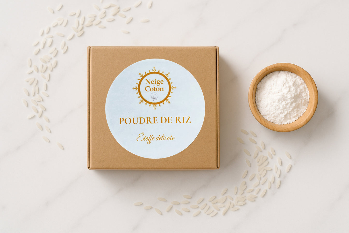Fondants Parfumés Poudre de Riz-Étoffe Délicate