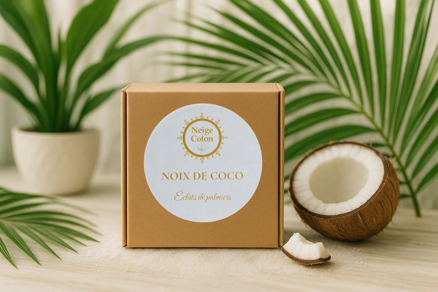Fondants Parfumés Noix de Coco-Éclats de Palmiers