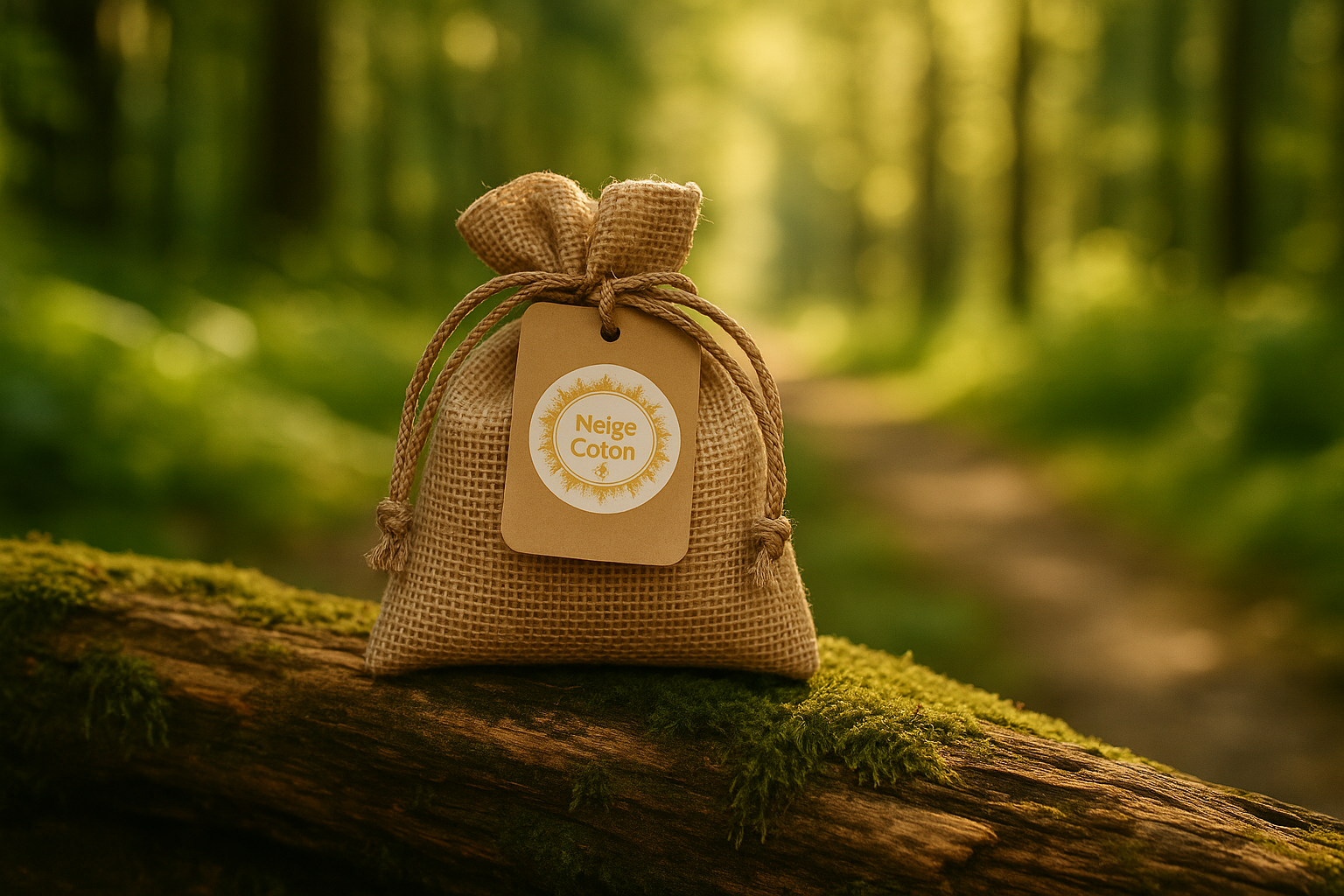 Packaging dans décor naturel - nouvelle version